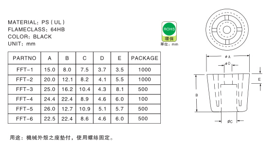 1099 脚垫说明